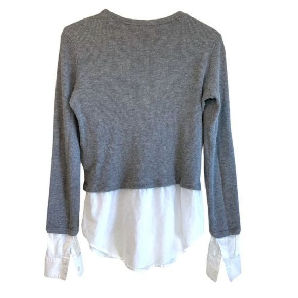 Theory 100% Cotton Layered Thermal Top - Picture 5 of 5